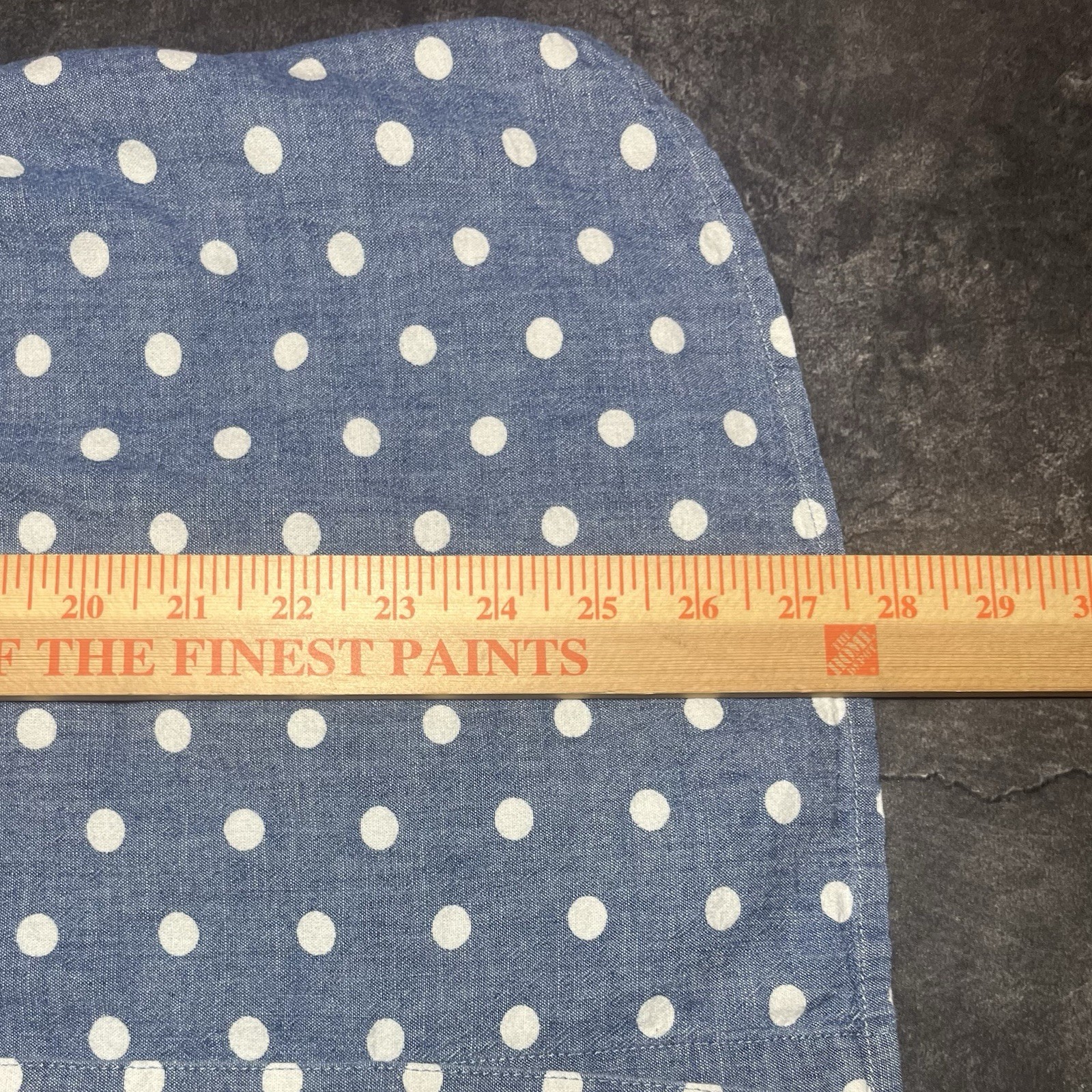 Tommy Hilfiger Sleeveless Blouse Women Size XL Blue Polka Dots Button Front thumbnail 5