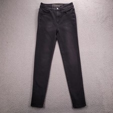 AMERICAN EAGLE Jean Womens Size 4 Highest Rise Jegging Super Stretch Black Denim