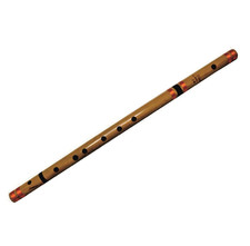 Handmade Natural Bamboo Flute Woodwind Musical Instrument Bansuri 24" DD Scale