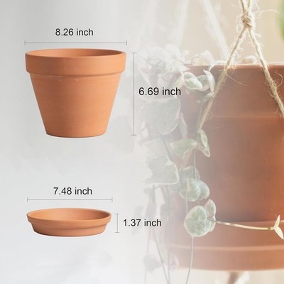 plant pot and plate AM0941 Flower Pot Plant Saucer 12 Inch Base Plate Tray  Amd-Deodap