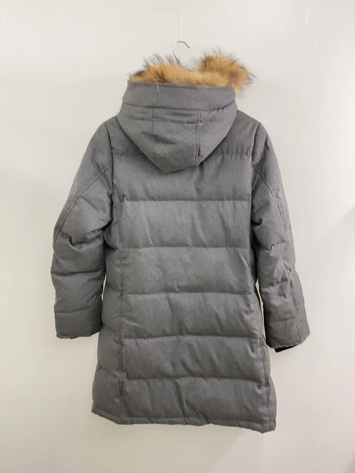 Chaqueta de plumón larga Danton de BEAMS personalizada 38 gris JD-8856 TWB 17A-FA-002 usada Foto 2 de 4