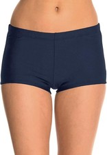 Ecute Womens Swimming Shorts Navy Beach Swimwear Bikini Bottom