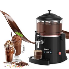 Commercial Hot Chocolate Machine, 5L/1.3Gal Beverage Dispenser, Black