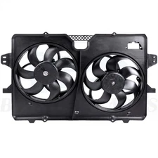 Radiator Condenser Cooling Fan Assembly For 08-2012 Ford Escape 08-11 Mazda 3.0L