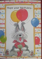 SUZYS ZOO WAGS - WHISKERS KIRBY DOG HAPPY BIR...