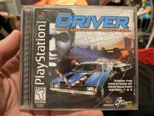 Driver PS1 PlayStation 1, 1999 Complete CIB Tested Black Label