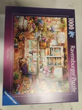 Ravensburger All Seasons Flower Shop 1000 Piece Jigsaw Puzzle Colorful Botanical