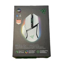 Razer Basilisk V3 Pro White Wireless Gaming Mouse 30K DPI HyperScroll Chroma RGB