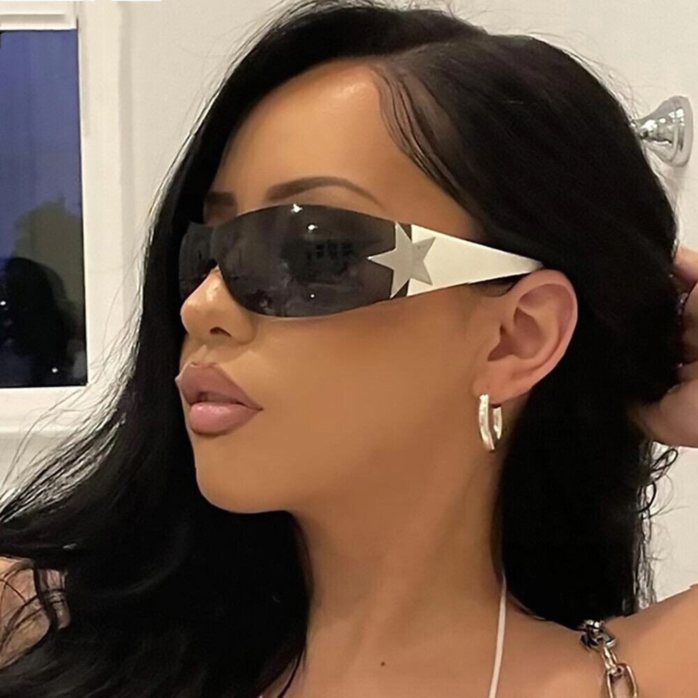 Luxury Designer Y2K Goggle Sunglasses Women Fashion Vintage Luxury Designer Y2K Goggle Sunglasses Women Fashion Vintage