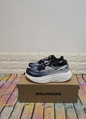 Salomon Aero Glide Rennradlaufschuhe UK 5 Damen UVP 145£ Schwarz / Alloy