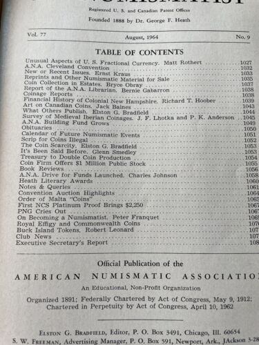 The Numismatist - July 1964 - Picture 2 of 7