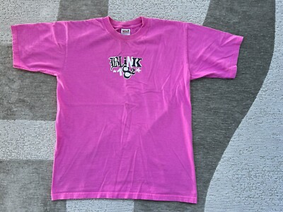 Vintage Blink-182 RARE Pink Bunny 2002 T-Shirt Y2K Size XL