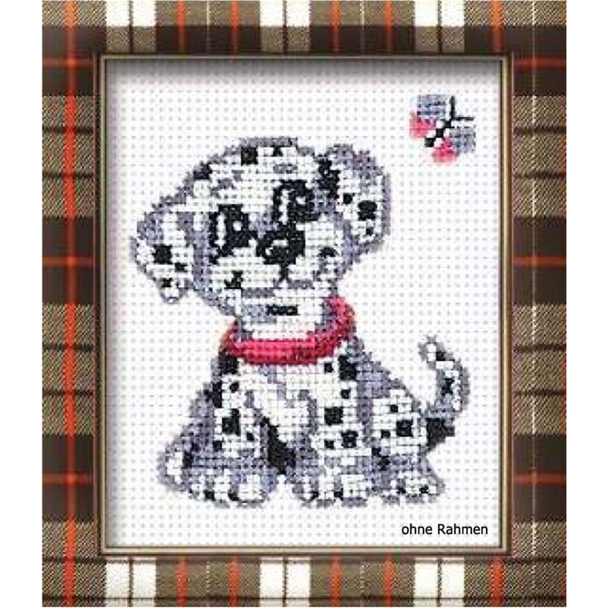 Riolis counted cross stitch Kit Dalmation Dog, DIY