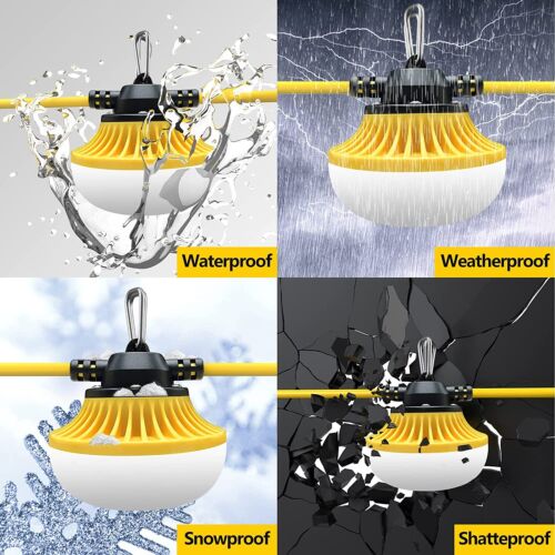 Super Bright LED Construction String Light Industrial Grade Temporary Work Light - Picture 4 of 5