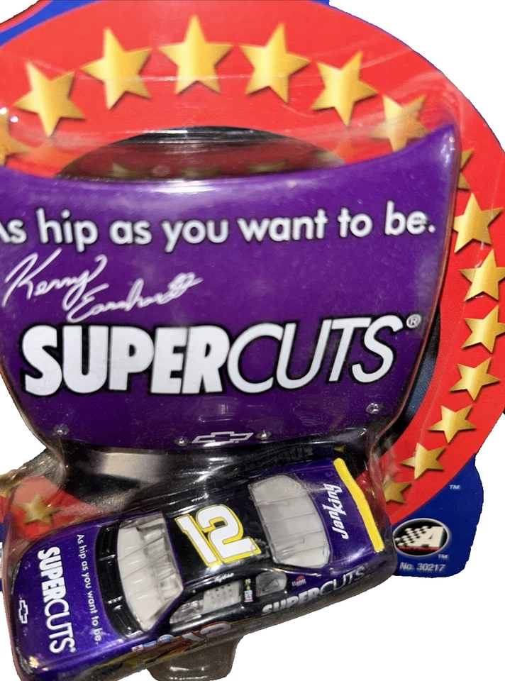 老式 2002 年 Kerry Earnhardt #12 Supercuts Bundle of 2 压铸收藏品汽车 — 第 4/4 张图片