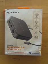 HyperDrive Thunderbolt 3 Mobile Dock Station Portable USB-C USB-A HDMI HDTB3TD
