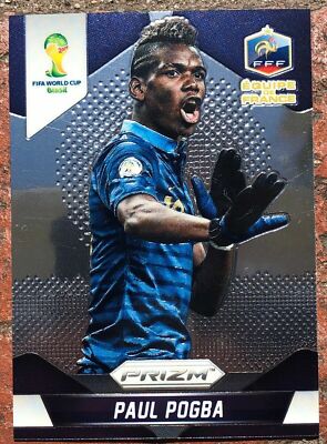 Paul POGBA France (RARE) World Cup Panini 2014 Prizm Soccer 1st
