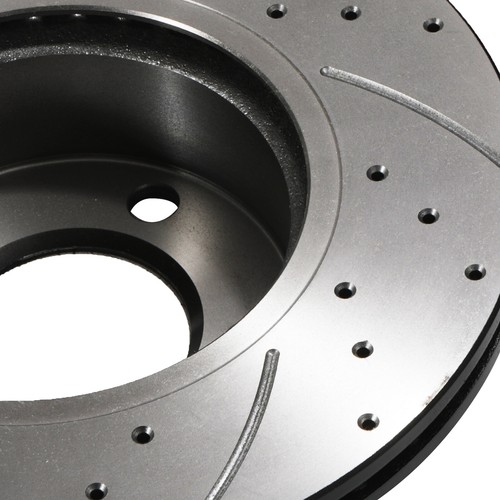 DISCOS DE FRENO DELANTEROS PERFORADOS RANURADOS 300mm para BMW SERIE 1 F20 F21 116 118 120 11+ - Imagen 5 de 9