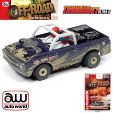 Auto World Thunderjet 1970 Chevrolet Baja Blazer Purple HO Scale Slot Car