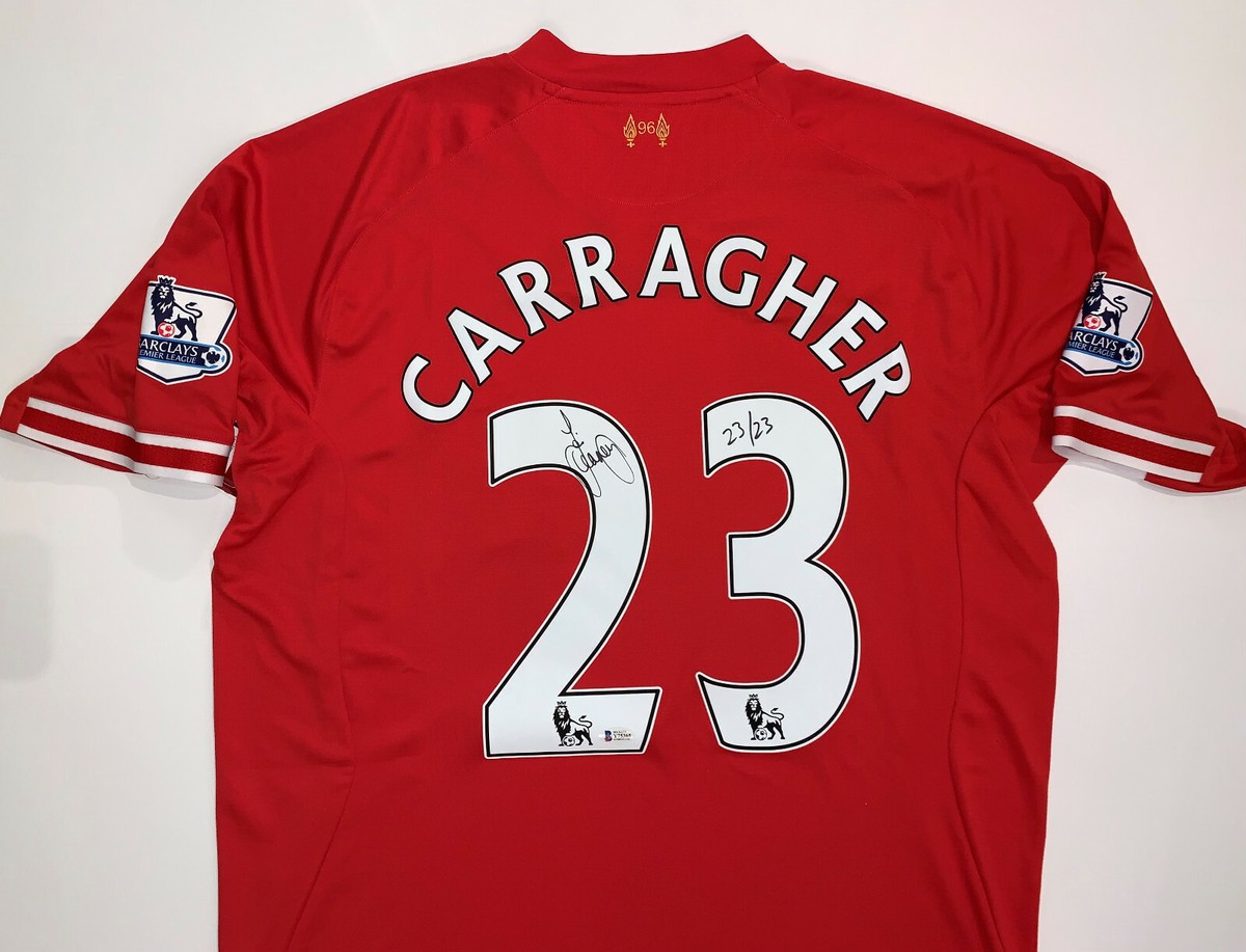 Jamie Carragher Autographed Liverpool FC Jersey #23/23