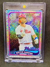 Bryce Harper RARE MOJO RETRO REFRACTOR INVESTMENT CARD TOPPS CHROME PHILLIES MVP