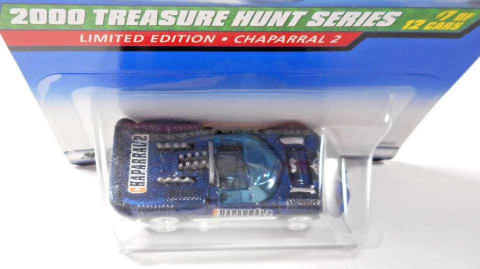Hot Wheels 2000 Treasure Hunt LE Chaparral 2 - Sin usar, en caja Foto 3 de 4