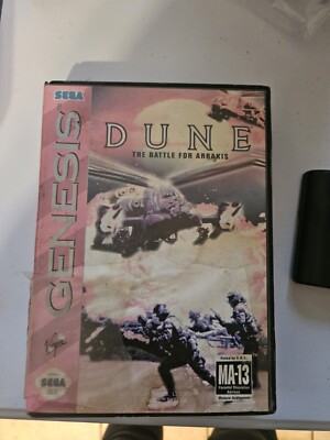 Dune: The Battle for Arrakis Sega Genesis Strategy RPG Used (Not Tested)