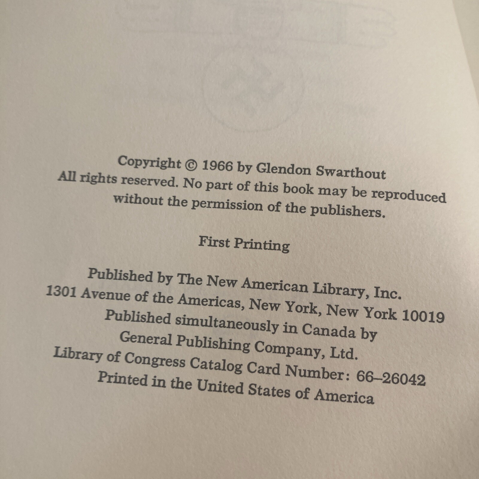 The Eagle And The Iron Cross A Novel HC Book 1966 1st Edition By