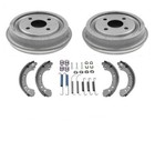 For 1991-2002 Saturn SC SL SW Rear Brake Drums & Shoes with Brake Springs 4pc