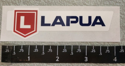 4'' Small Lapua Ammo Brass Rifle Bullet Decal Sticker Vinyl Shot ShowOEM Original