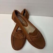 ANTONIO MELANI brown suede flats 6.5