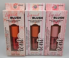 3pk IONI Liquid Blush Rosette D2423 Warm Rose D2424 Soft Pink D2425 Face Makeup 