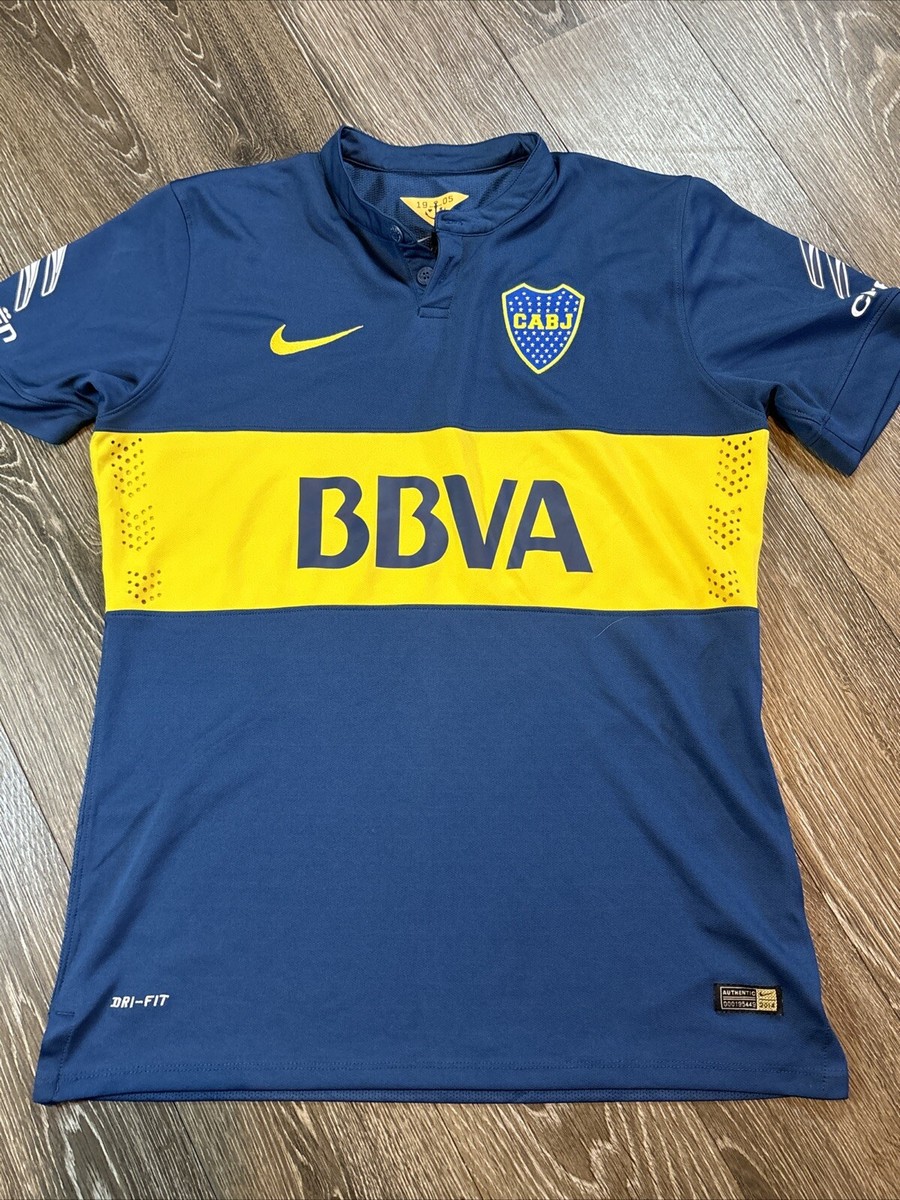 Nike Authentic Boca Juniors #19 Bravo Futol Soccer Jersey Mens