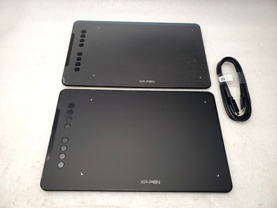 Lot of 2  XP-Pen Deco 01 V2 Drawing Tablet 10x6.25 Inch Graphics Tablet, No Pen