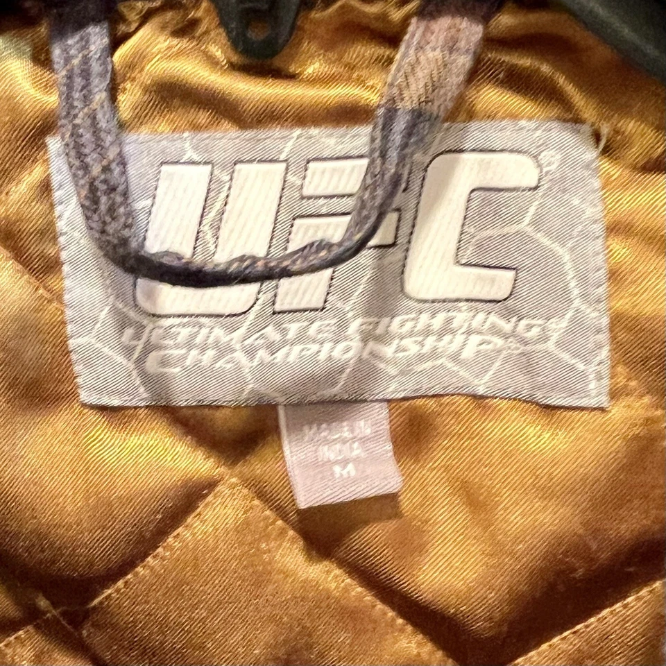 Chaqueta UFC Para Hombres M Forrada Franela Camisa Cazadora MMA Ultimate Lucha Acolchada Foto 3 de 4