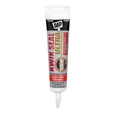 DAP Kwik Seal Ultra Clear Siliconized Acrylic Kitchen and Bath Caulk Sealant