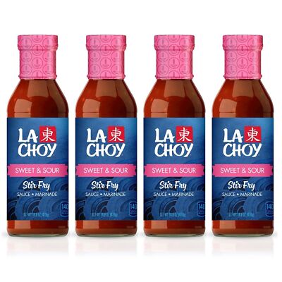 4 ct La Choy Sweet and Sour Stir Fry Sauce & Marinade 14.8 oz Bottles Asian Food