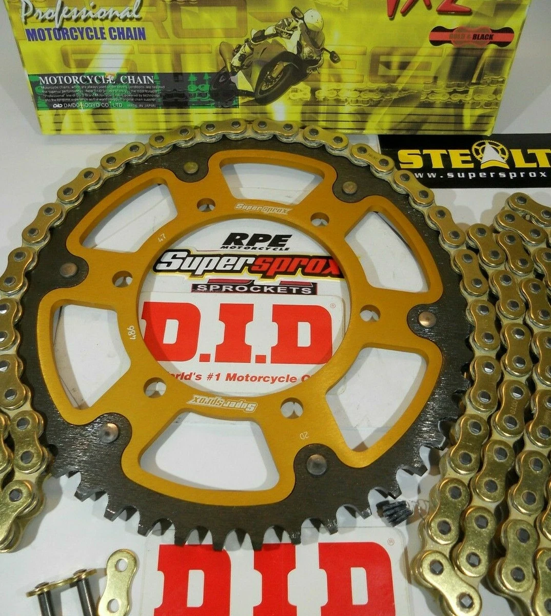 07-20 ZX6R 636 NINJA Supersprox DID 520 VX3 Quick Accel Chain and Sprockets Kit 07-20 ZX6R 636 NINJA Supersprox DID 520 VX3 Quick Accel Chain and Sprockets Kit