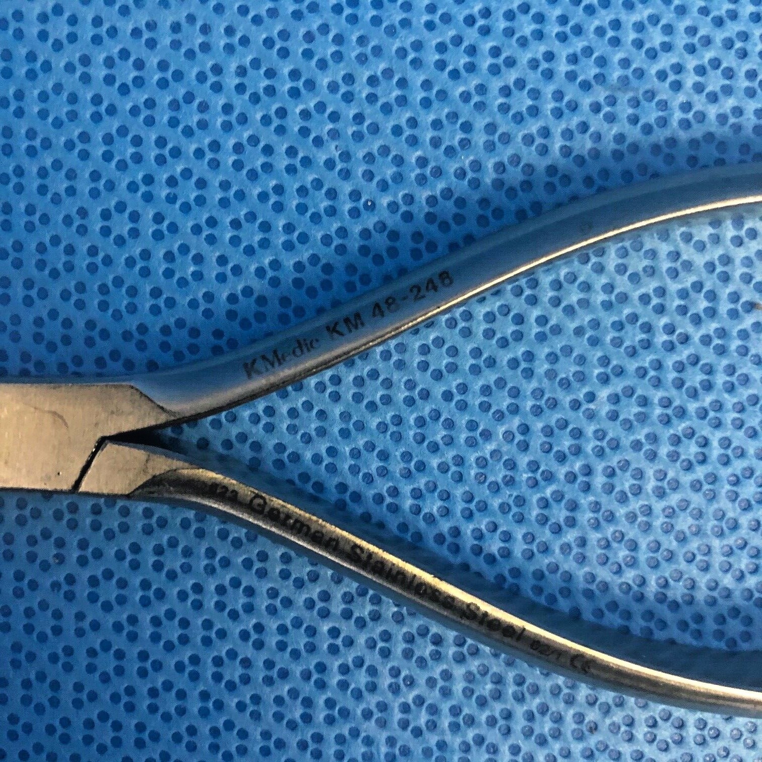 KMedic KM 48-248 Flat Nose 2mm Tip 6" Pliers Orthopedic | eBay