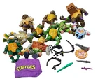 Vintage Lot of Damaged TMNT Action Figures And Parts Teenage Mutant Ninja Turtle