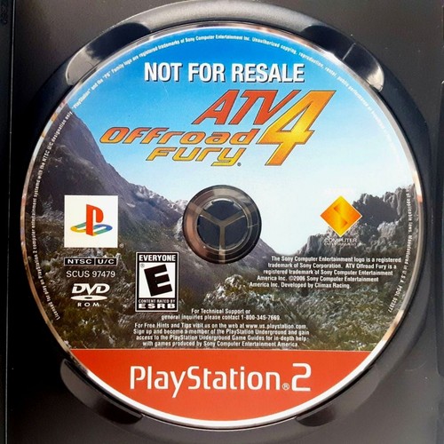 ATV Offroad Fury 4 Greatest Hits NOT FOR RESALE Version (PS2, 2006) Complete - Picture 4 of 6