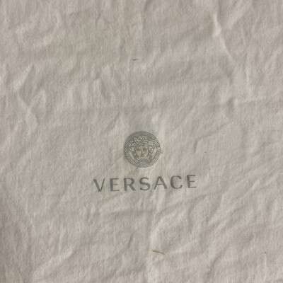 Versace White Drawstring Dust Bag Purse Handbag Shoes Belt  display picture 1
