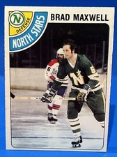 1978-79 O-Pee-Chee Brad Maxwell Rookie Card #83 Minnesota Hockey RC