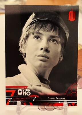 2017 Topps Doctor Who Extraterrestrial Encounters Susan Foreman Card 14 Red  /25