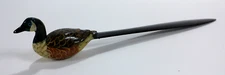 Older Duck Shaped Letter Opener Hand Painted 8 1/4 inches Amazing Details