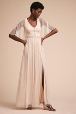 Anthropologie x BHLDN Rivoli Dress Champagne Size 8