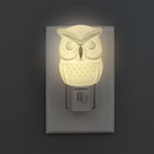 Owl Night Light Plug-In - Cute Woodland-Themed LED Nightlight, Soft Glow