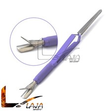 Magic Wand Pusher Multi-Functional C-curve Pinching Tool Nail Art Pincher Purple