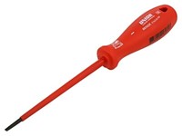616471 Schraubendreher Isoliert Flach 30X05Mm L.Klin: 100Mm Unior