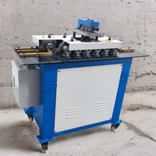 220V Steel Plate Sheet Metal Edge Seam Lock Forming Biting Machine 6 Shapes